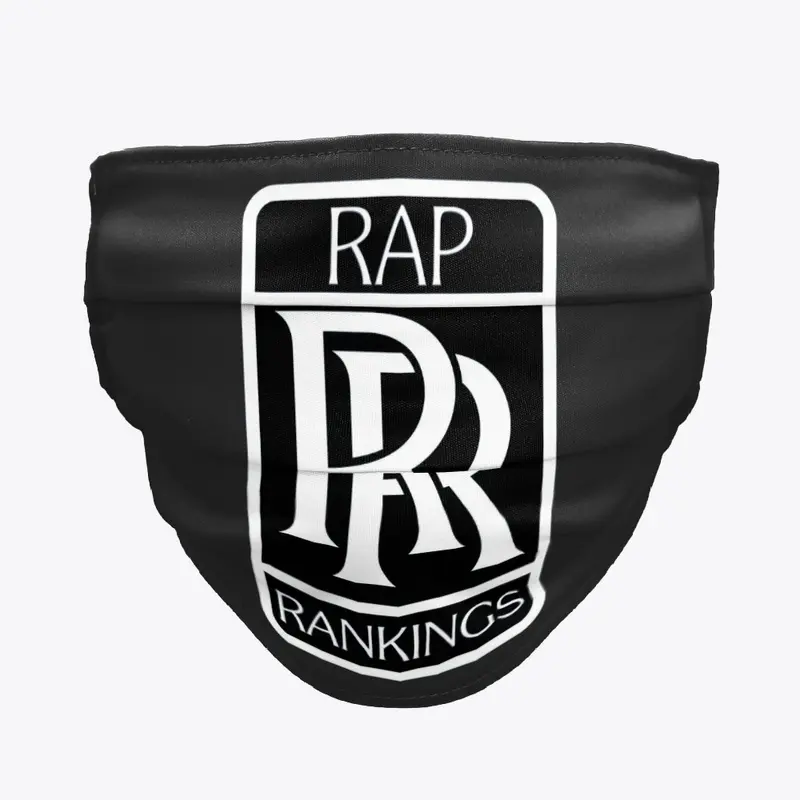 Rap Rankings "Back In Black" Face Mask